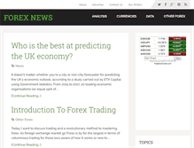 Tablet Screenshot of forexnewsresource.com